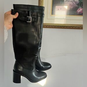NEW* never worn, Zara Black Knee-High Women's Boots